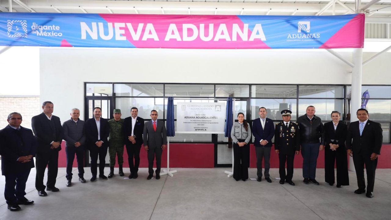 La gobernadora Tere Jiménez entregó las instalaciones de la nueva Aduana de Aguascalientes y facilitará las operaciones del país