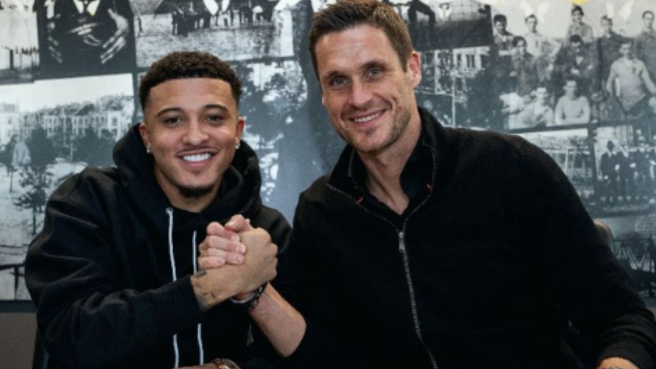 Foto: Captura de pantalla|Jadon Sancho regresa al Dortmund; dejó al Mánchester United