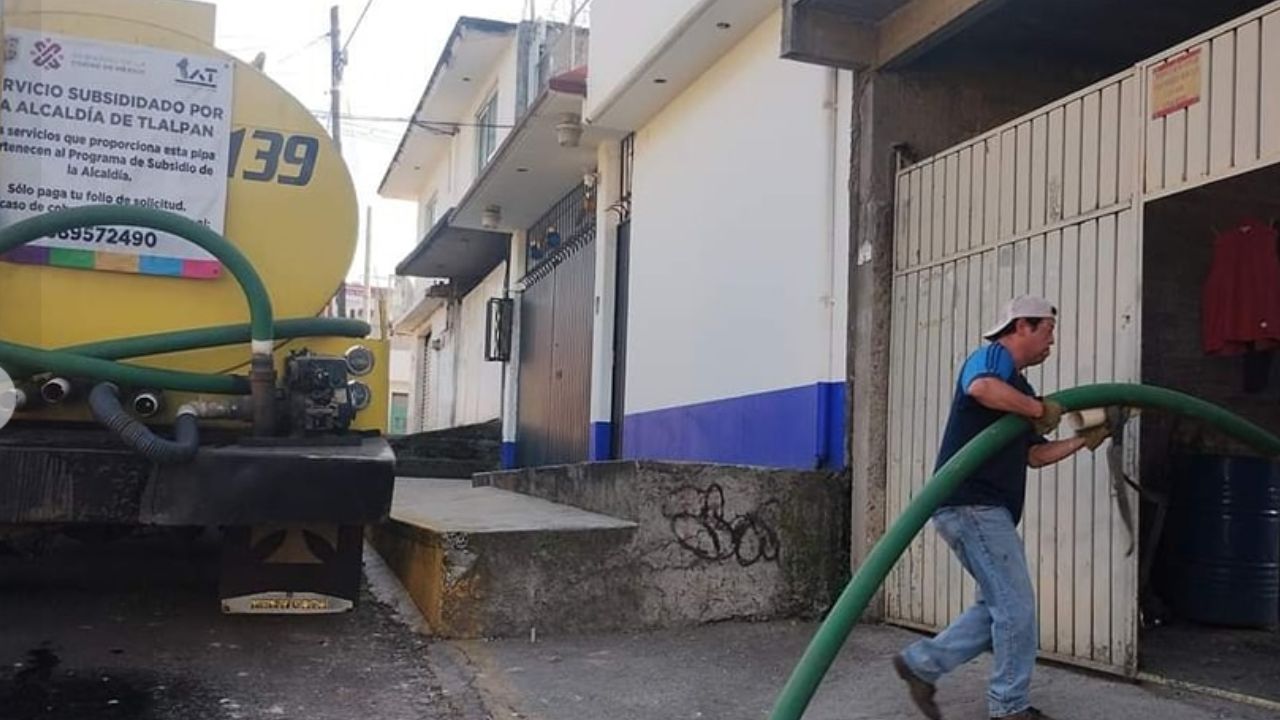 La reducción del agua en Ajusco Medio, Tlalpan, durará hasta abril del 2024. 