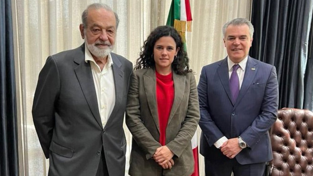 La secretaria de Gobernación, Luisa María Alcalde Luján, se reunió con el Carlos Slim y el presidente del Consejo Coordinador Empresarial