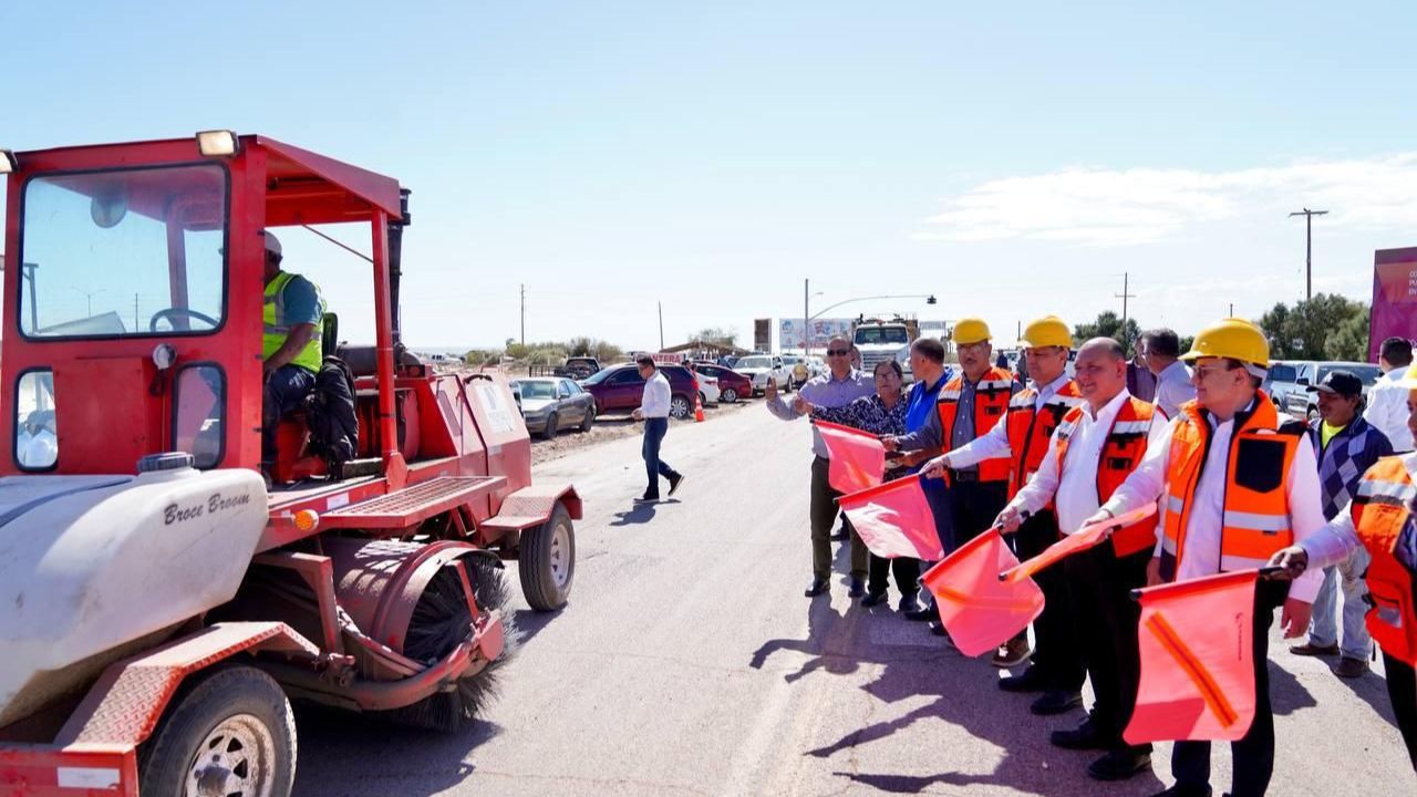 El mandatario estatal arrancó la obra de modernización de carretera Puerto Peñasco-Golfo de Santa Clara-San Luis Río Colorado