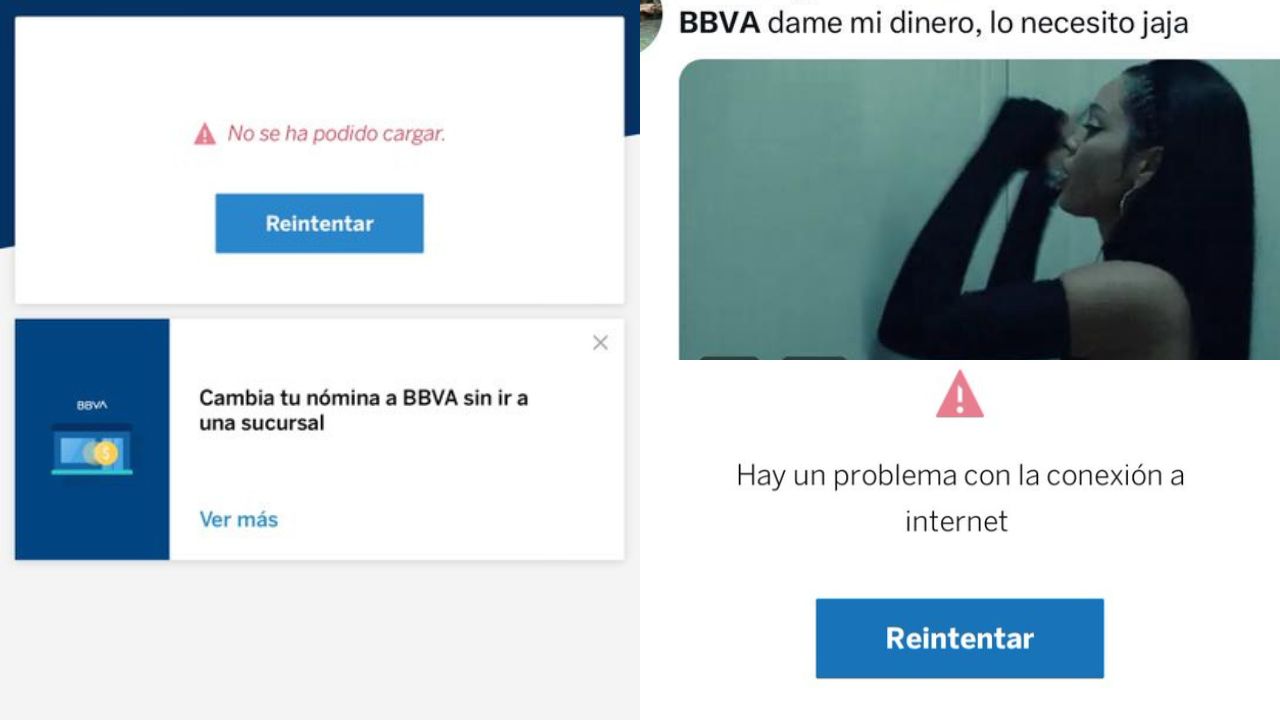 Usuarios reportan fallas en la aplicación de BBVA