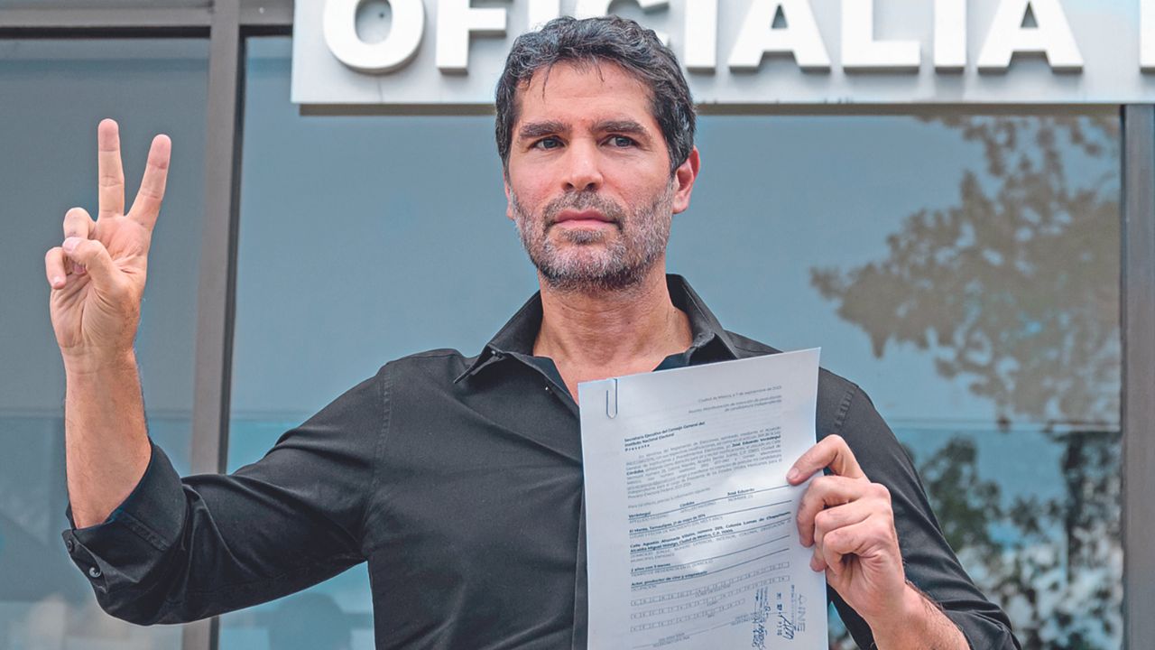 Derrota. El actor Eduardo Verástegui buscó la candidatura presidencial de manera independiente, sin embargo sólo logró 6% de las firmas requeridas