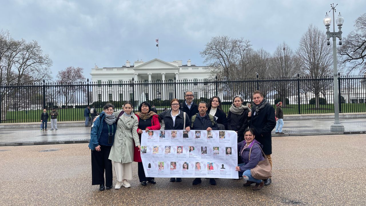 Washington. Representantes de buscadores y activistas de derechos humanos participaron en una audiencia temática de la Comisión Interamericana de Derechos Humanos.