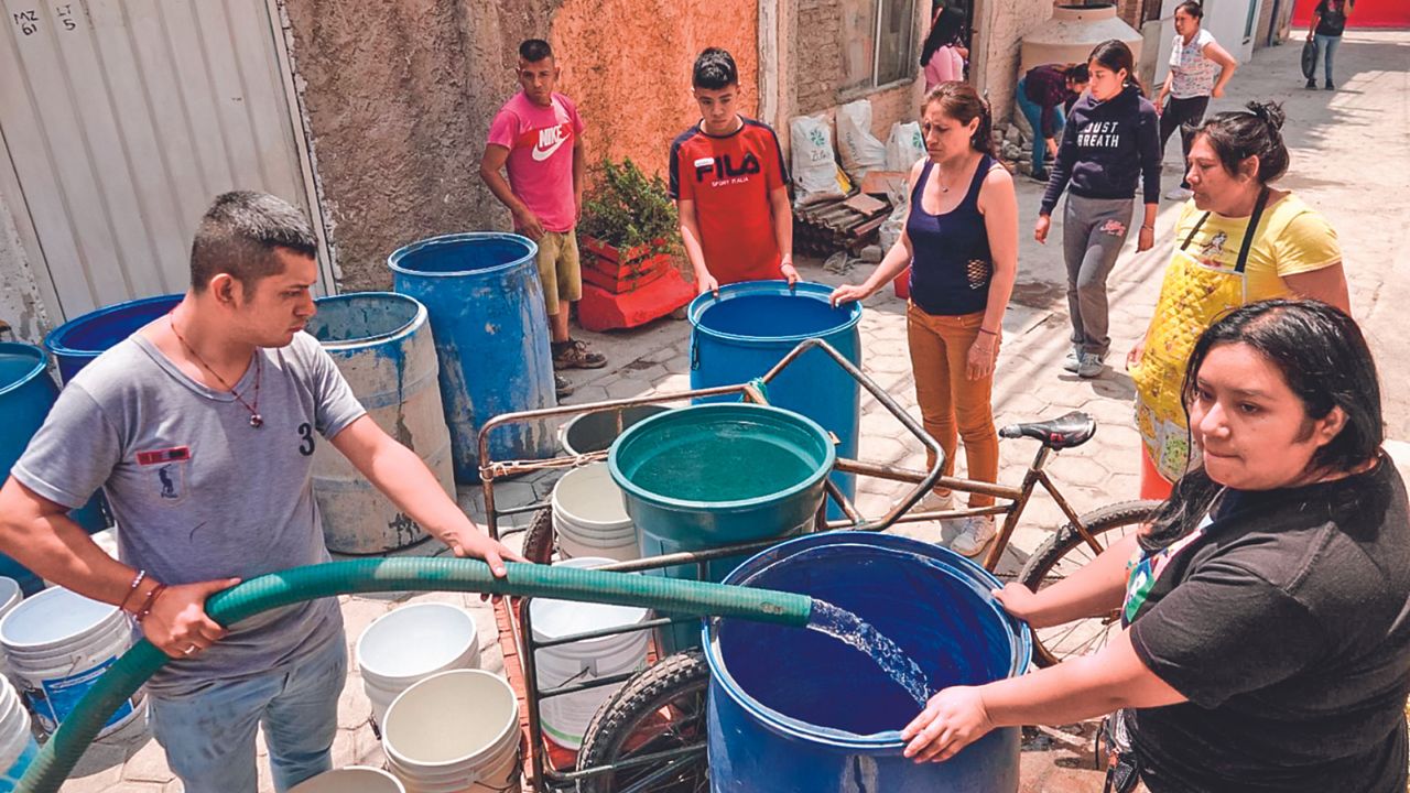 Desabasto. La reducción en el almacenamiento de las presas que distribuyen el agua a la capital repercuten en 12 de las 16 alcaldías, entre ellas Miguel Hidalgo, Álvaro Obregón, Tlalpan e Iztapalapa.