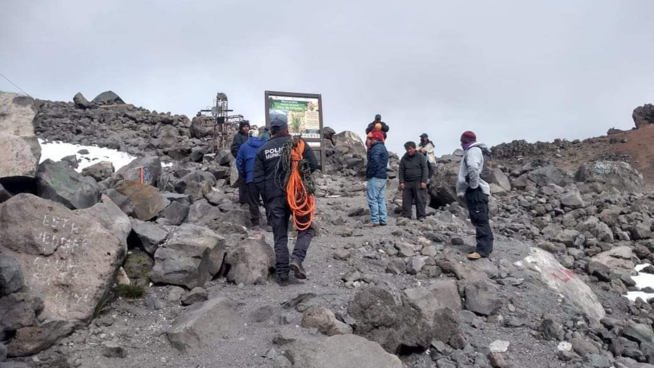 Alpinistas Pico de Orizaba