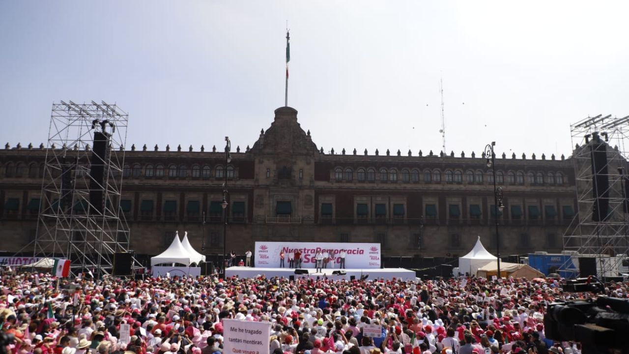 Gobierno de la CDMX calcula 90 mil asistentes a la 'Marcha por Nuestra Democracia'