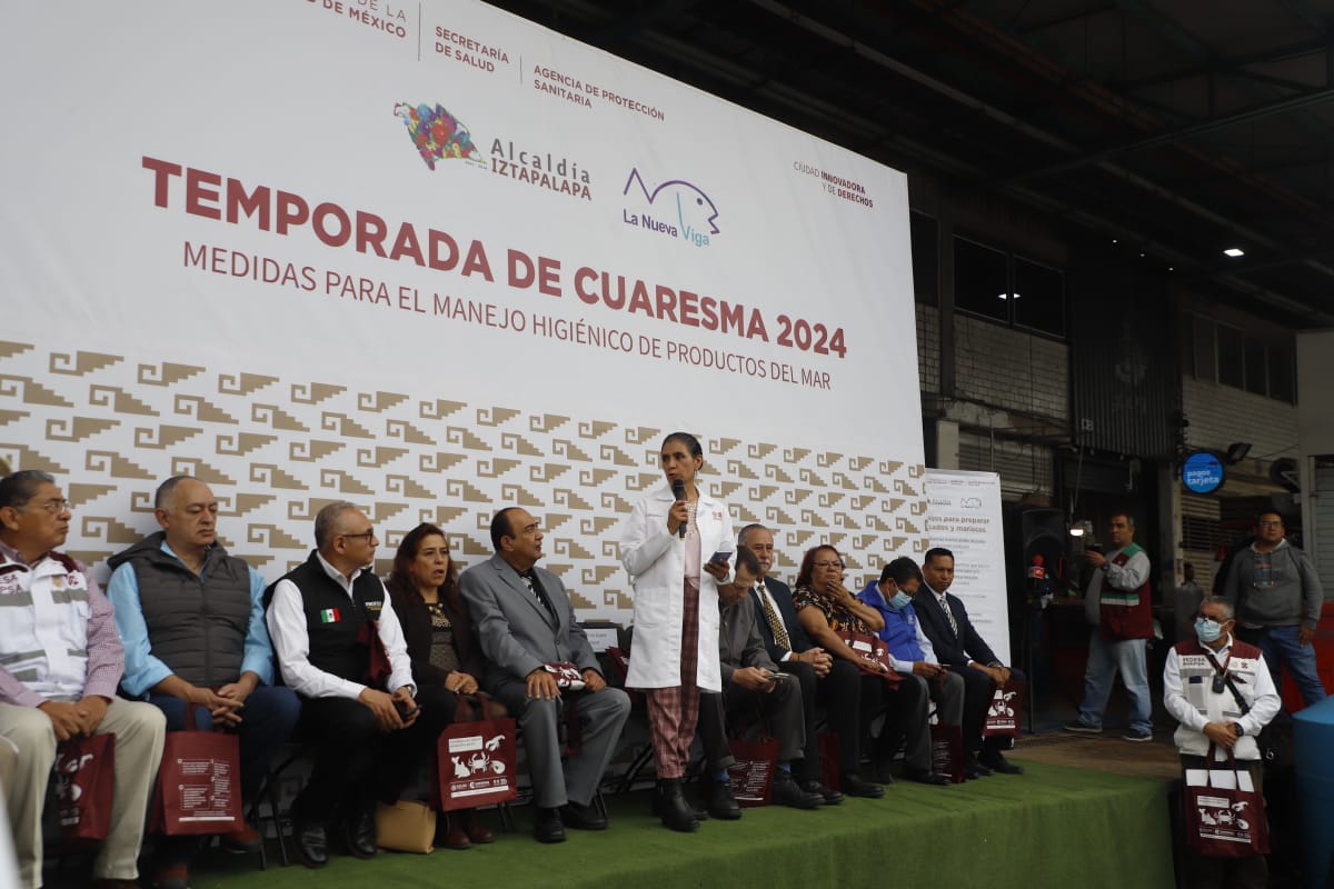 Autoridades capitalinas pusieron en marcha el Operativo de Vigilancia Sanitaria para la Temporada de Cuaresma 2024.