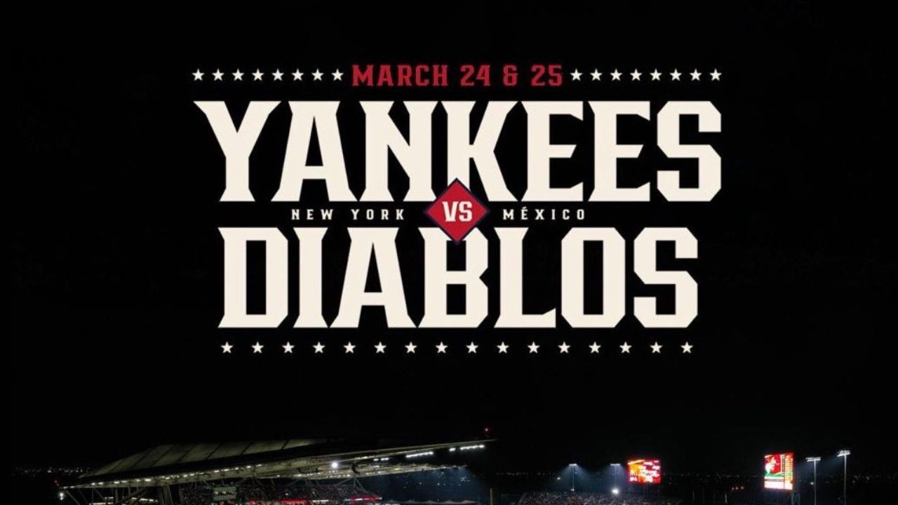 Los Yankees jugarán contra los Diablos Rojos en el estadio Harp Helú