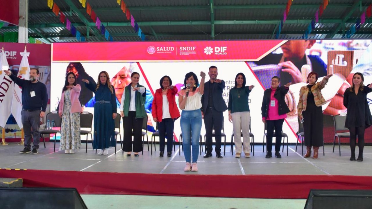 La presidenta del Patronato del Sistema DIF Hidalgo, encabezó la clausura del Encuentro de Centros de Desarrollo Comunitario DIF- PILARES