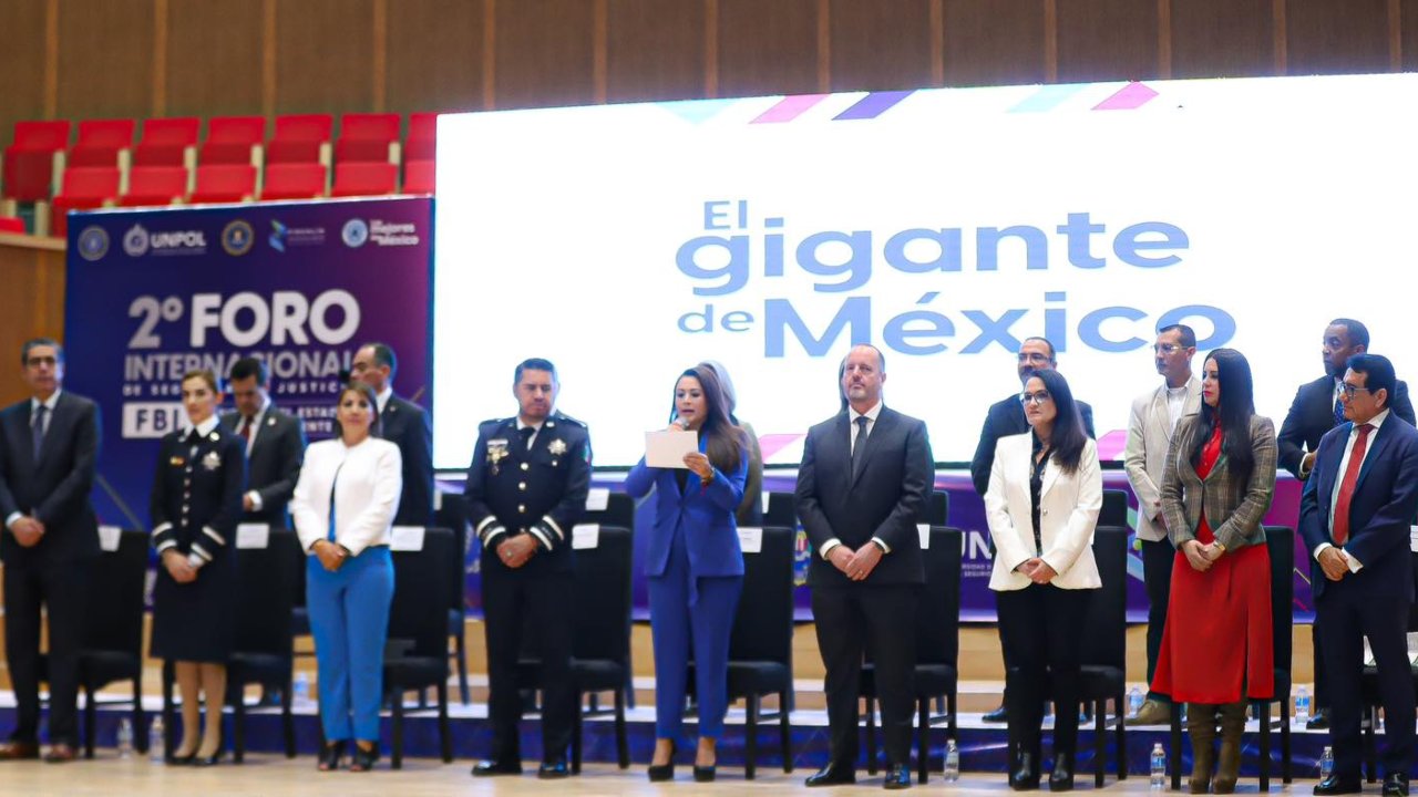 Al inaugurar el Foro Internacional de Seguridad y Justicia, Tere Jiménez aseguró que en Aguascalientes la seguridad es un tema prioritario