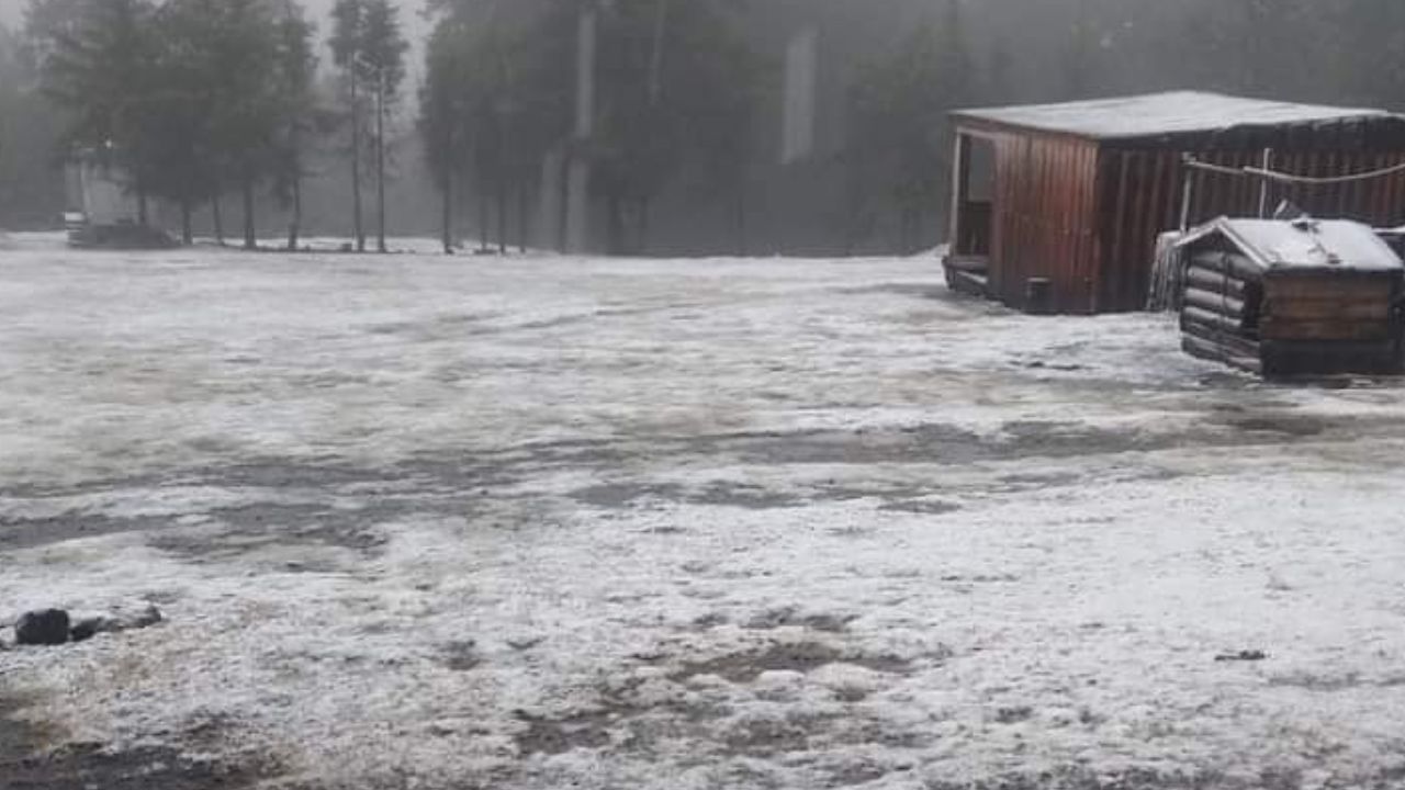 Este 17 de febrero se reportó la caída de nieve en Tlalpan, Milpa Alta y Cuajimalpa