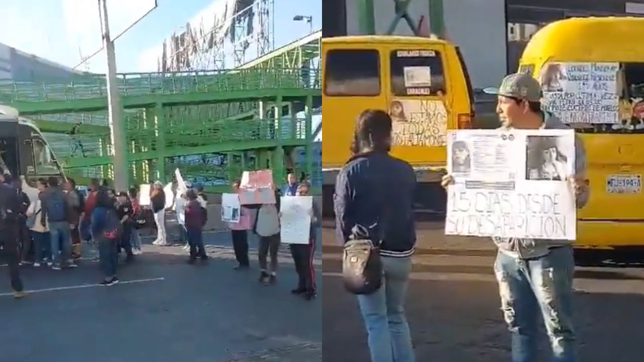 Este 15 de marzo, manifestantes bloquearon la autopista México-Pachuca para exigir a las autoridades el esclarecimiento por la desaparición de una menor de edad.