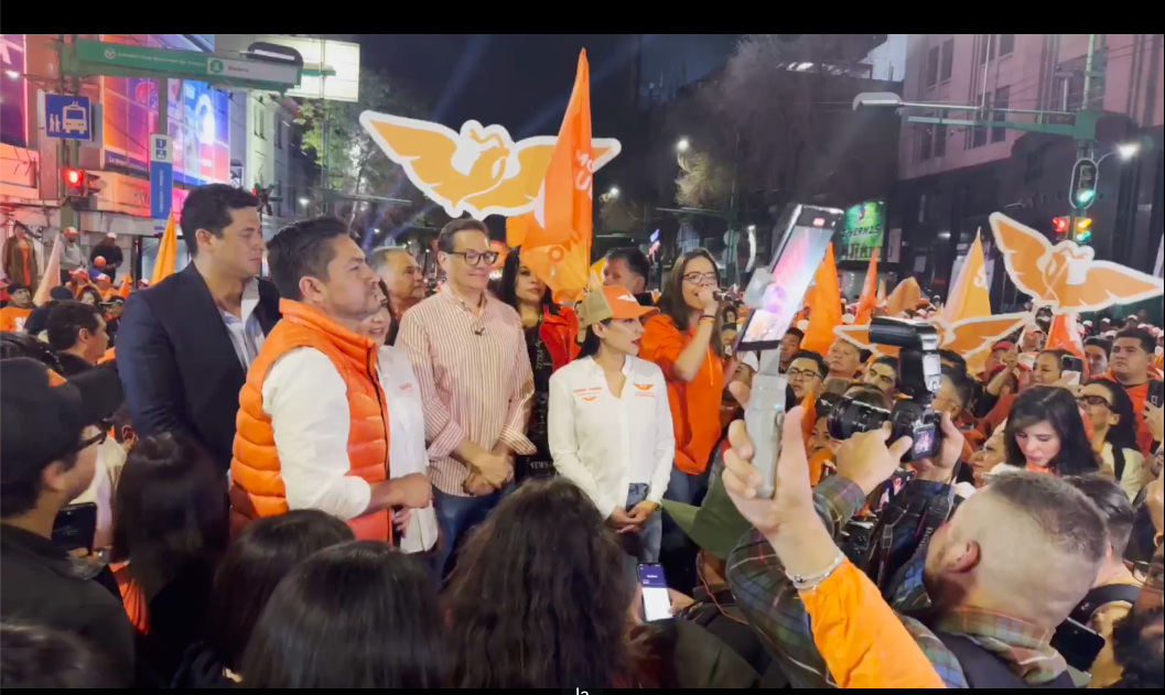 Foto: Captura de pantalla | Desde el Eje Central y Avenida Juárez, Salomón Chertorivski inició su campaña por la Jefatura de Gobierno capitalina.