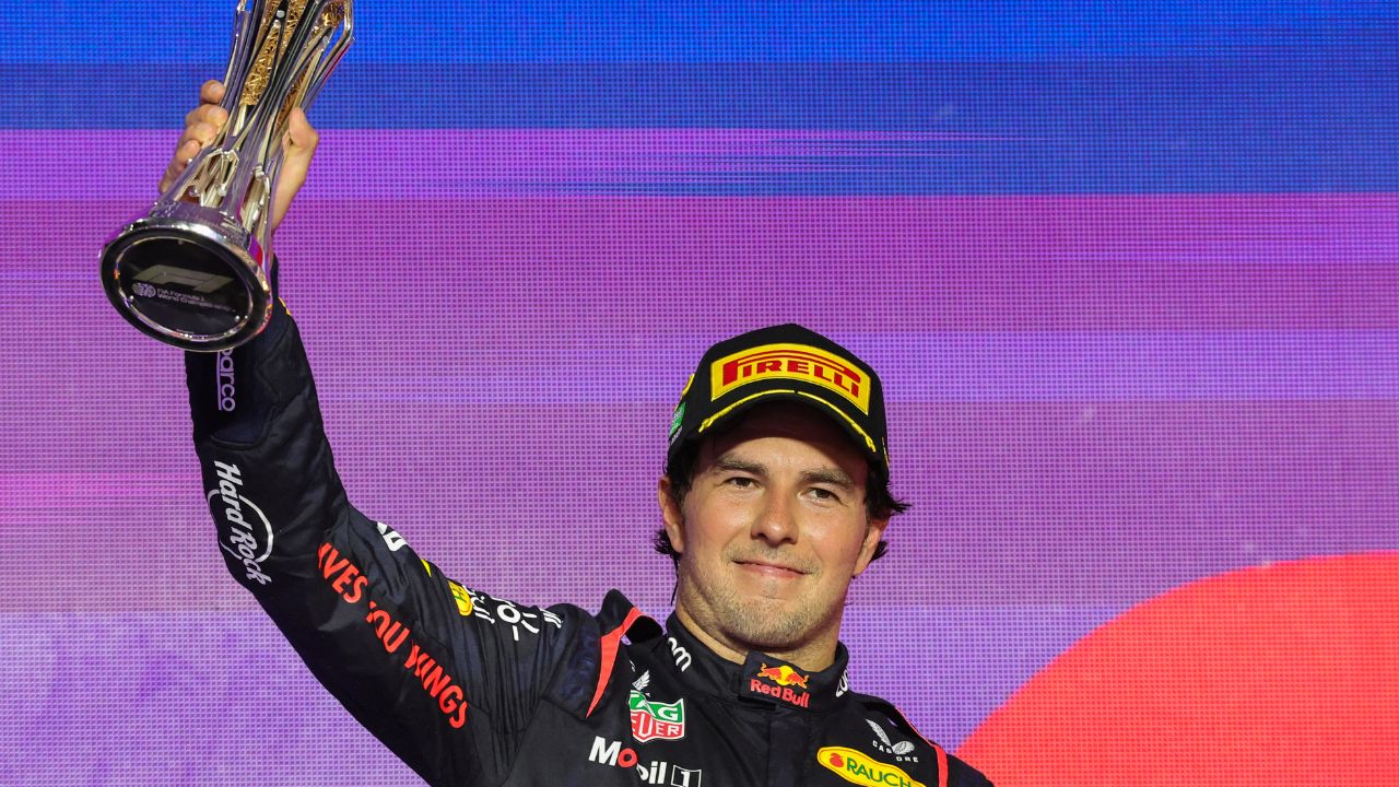 Este sábado el piloto mexicano de Red Bull Racing,Sergio Pérez es el segundo clasificado, del GP de la F1 de Arabia Saudita en el circuito Jeddah,