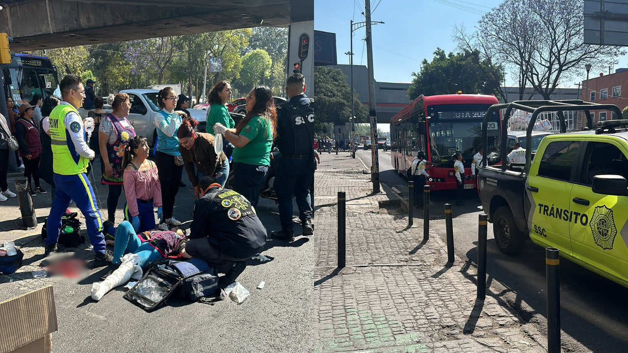 Metrobus amputa pie de mujer