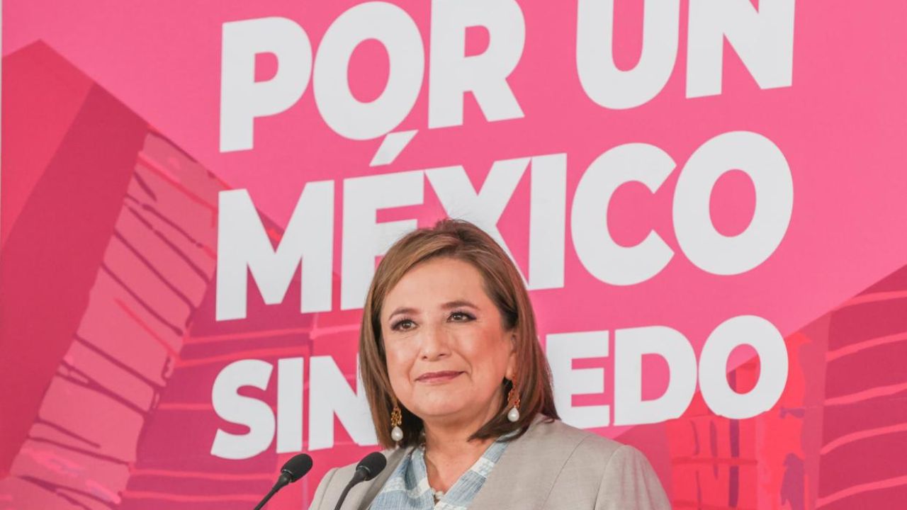 La candidata Xóchitl Gálvez que abandera el movimiento Fuerza y Corazón por México pidió al PAN, PRI y PRD más recursos para su promoción.