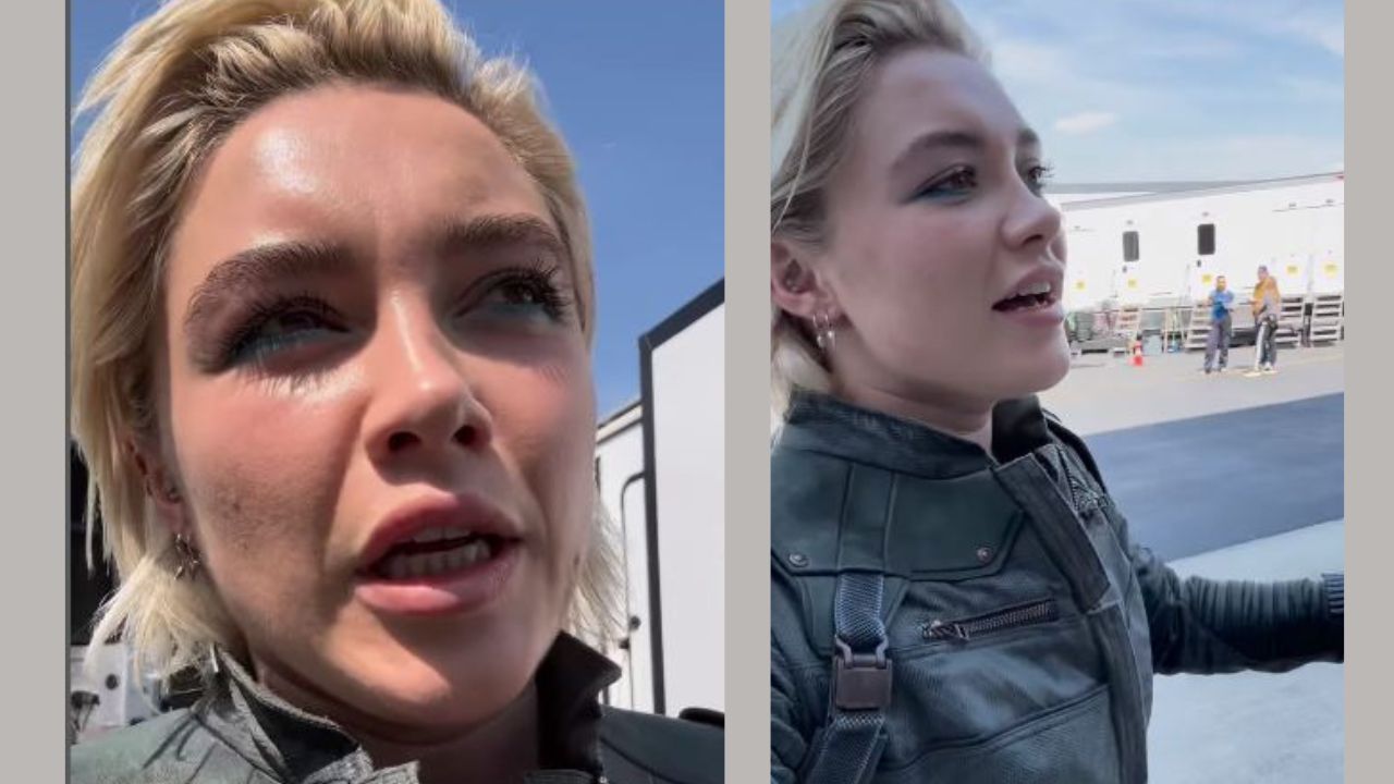 Florence Pugh muestra un pequeño vistazo del rodaje de la película Thunderbolts