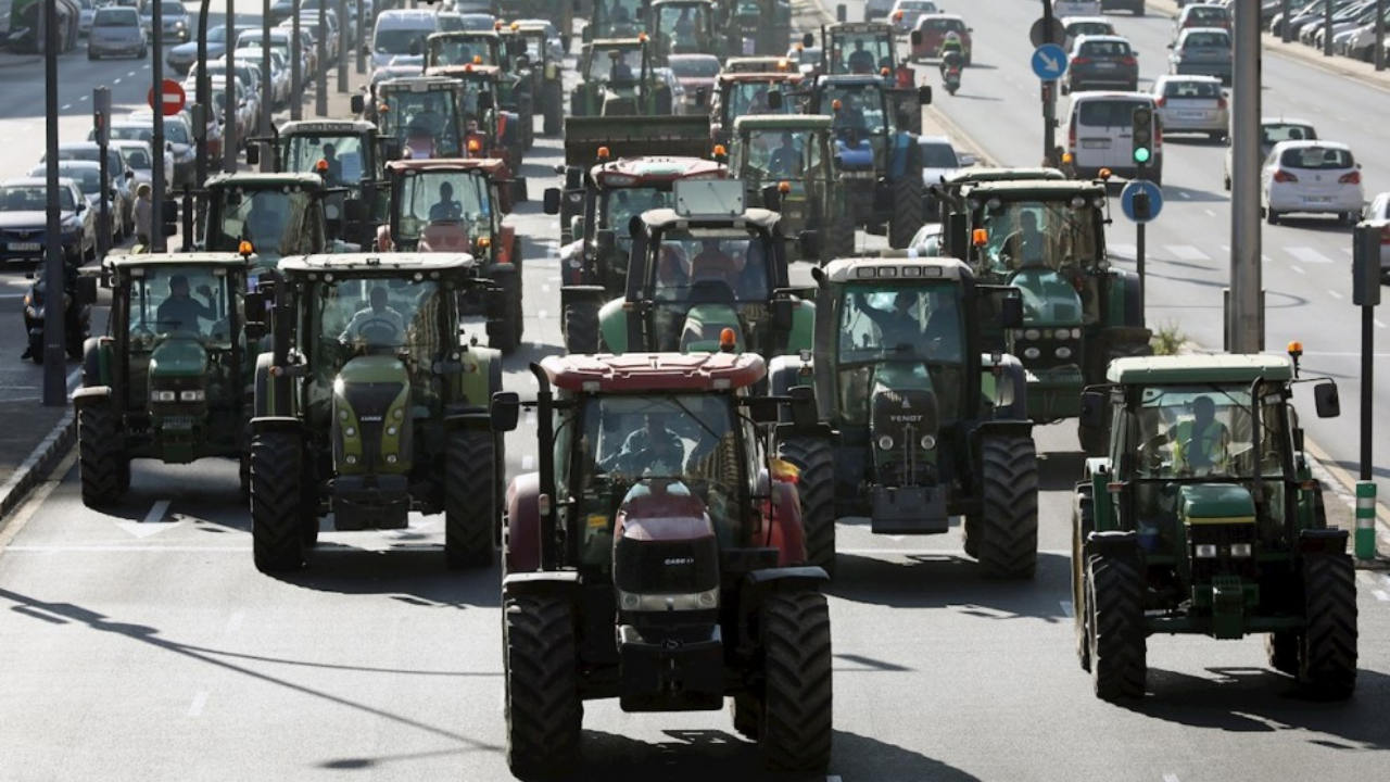 Agricultores polacos se manifiestan sobre los cruces fronterizos con Ucrania