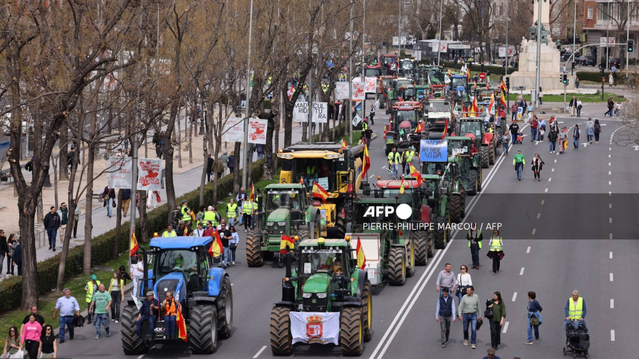 Agricultores en España