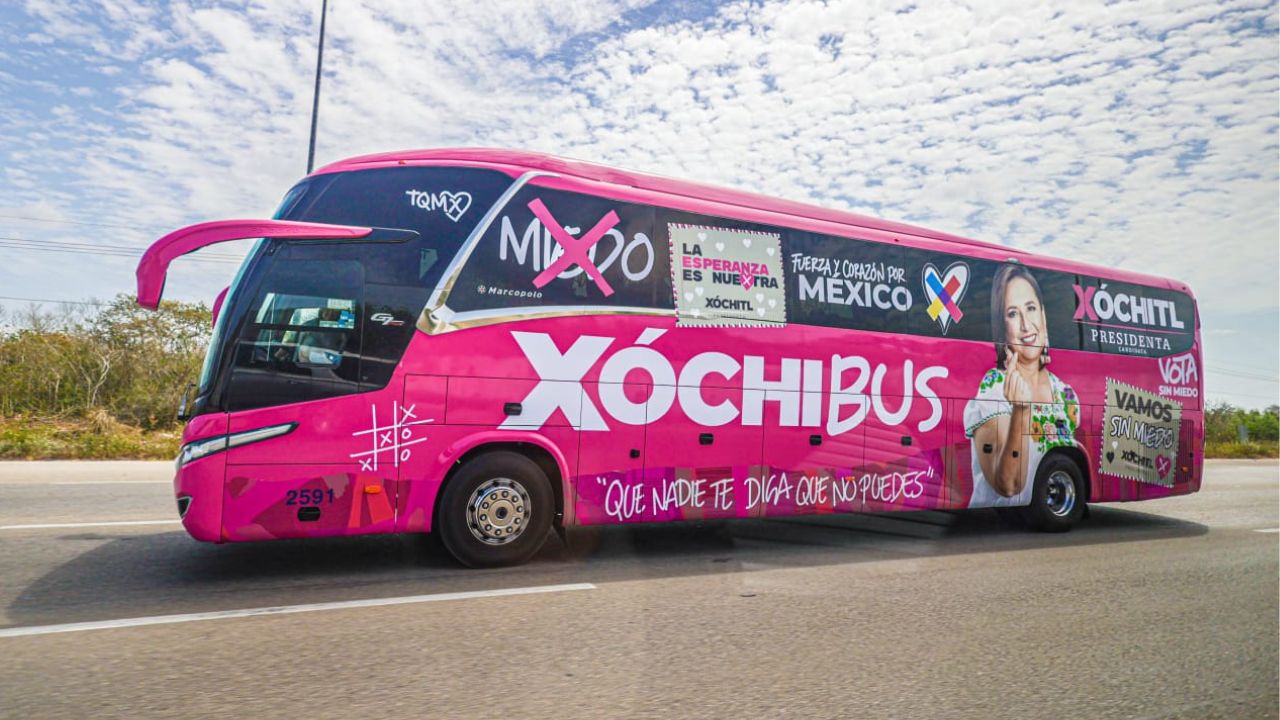 Foto:Especial|Viajará Xóchitl Gálvez en el "Xóchibus"