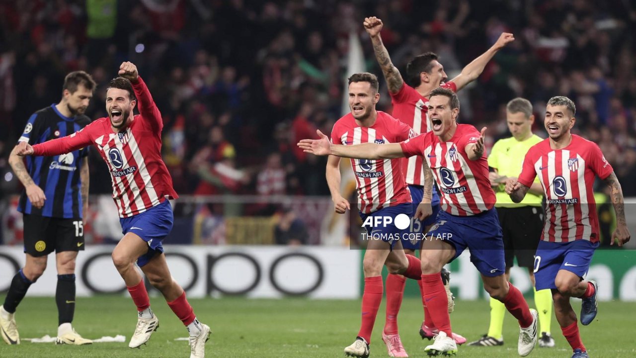 Con un final de alarido, Atlético de Madrid venció en penales 3-2 al Inter de Milan y avanzó a los cuartos de final de la Champions League.