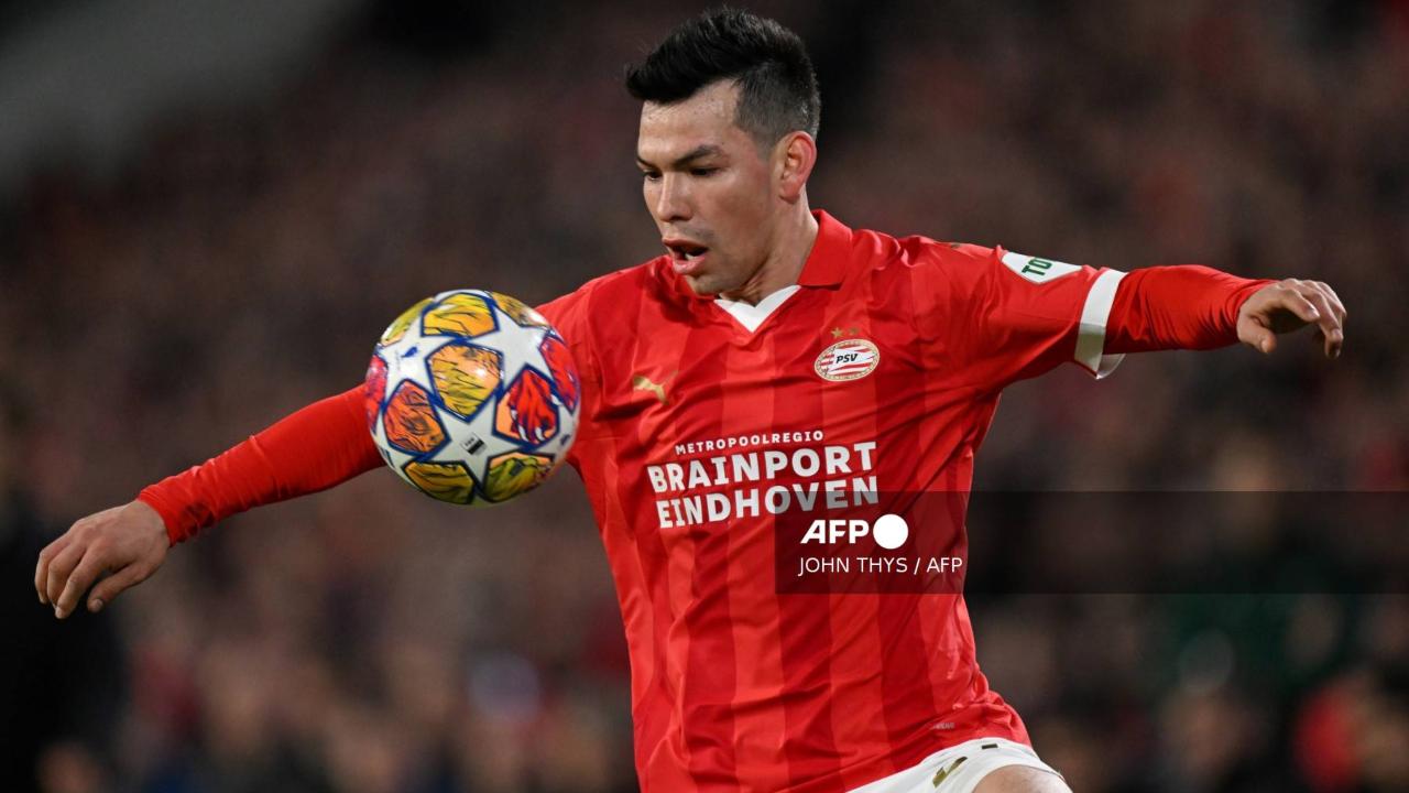 El PSV Eindhoven, en donde milita el mexicano Hirving "Chucky" Lozano, fue eliminado de la Champions League a manos del Borussia Dortmund.