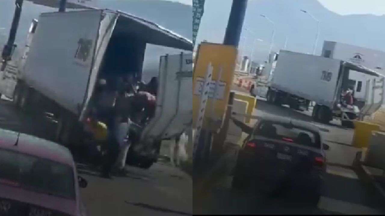 Conductor de tráiler huye, con saqueadores, para evitar rapiña sobre el Arco Norte