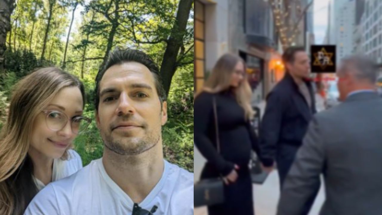 Foto:Redes sociales|Captan a la pareja de Henry Cavill presumiendo su pancita de embarazo