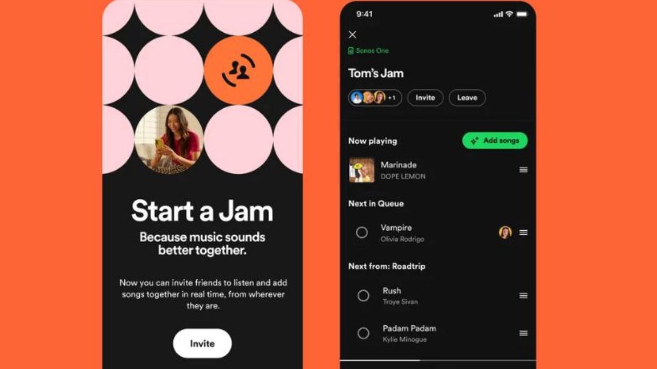 Jam es la nueva función de Spotify que permite crear playlists personalizadas con hasta 32 amigos