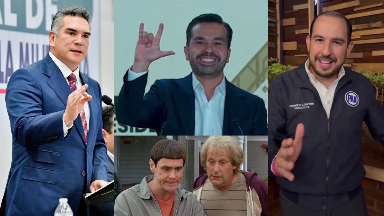 Máynez responde a Alito y Cortés con meme de ‘Dumber and Dumber’