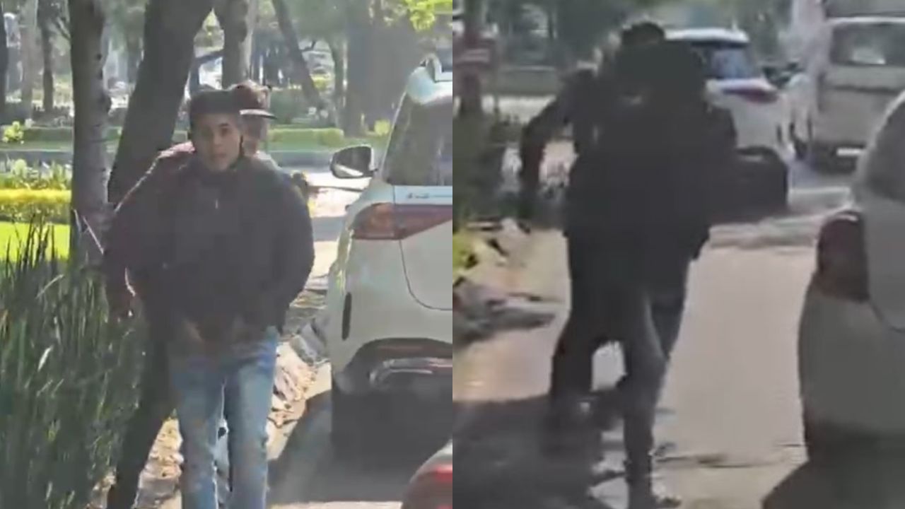 Captan a par de asaltantes atracando a un automovilista en Paseo de la Reforma