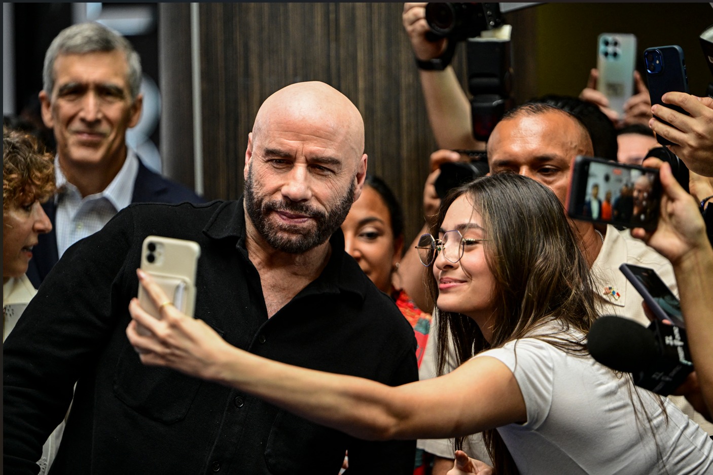 John Travolta en la duodécima edición del Festival Internacional de Cine de Panamá.