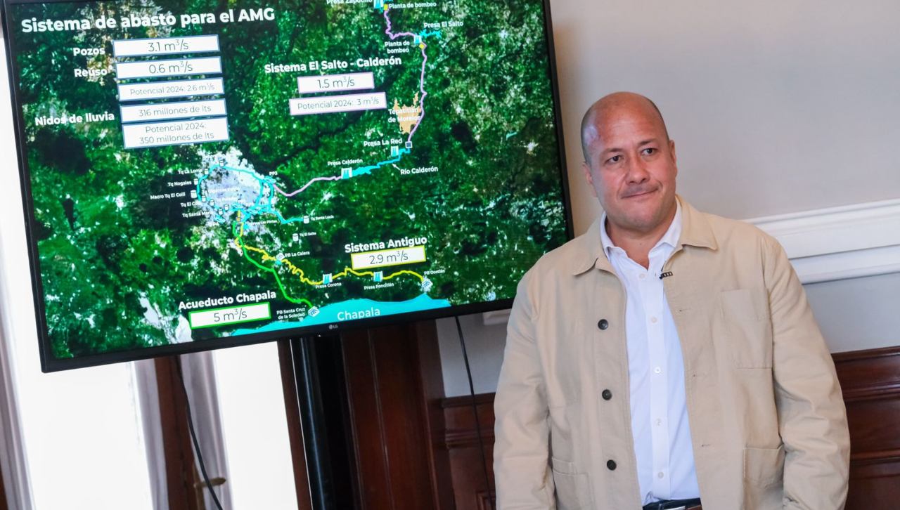 El Gobernador del Estado de Jalisco, Enrique Alfaro Ramírez, anunció que de no haberse hecho el plan de abasto de agua para el AMG