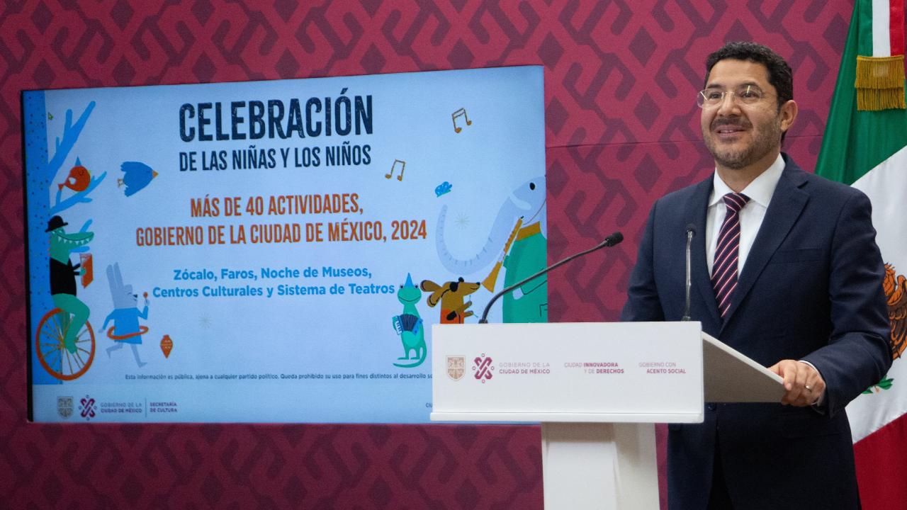 Con motivo del Día del Niño, el Gobierno capitalino anunció la celebración de más de 40 actividades gratuitas en la Ciudad de México