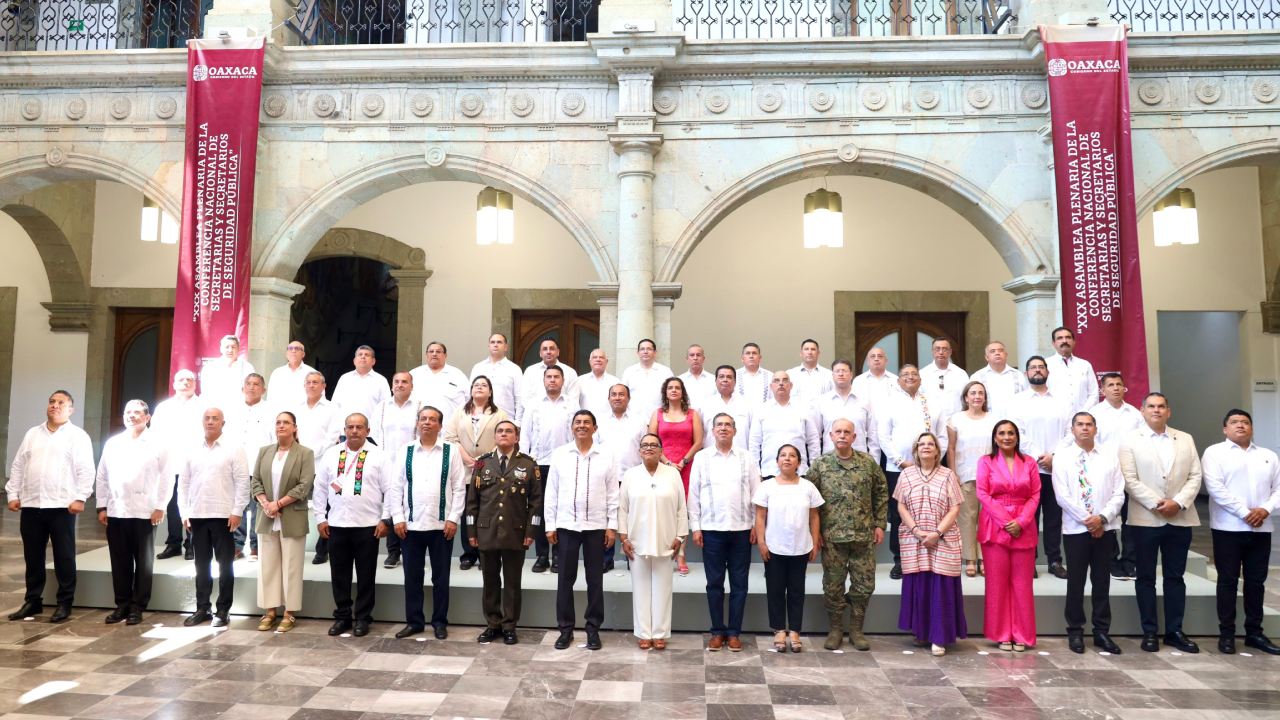 Rosa Icela Rodríguez encabezó la XXX Asamblea Plenaria de la Conferencia Nacional de Secretarias y Secretarios de Seguridad Pública.