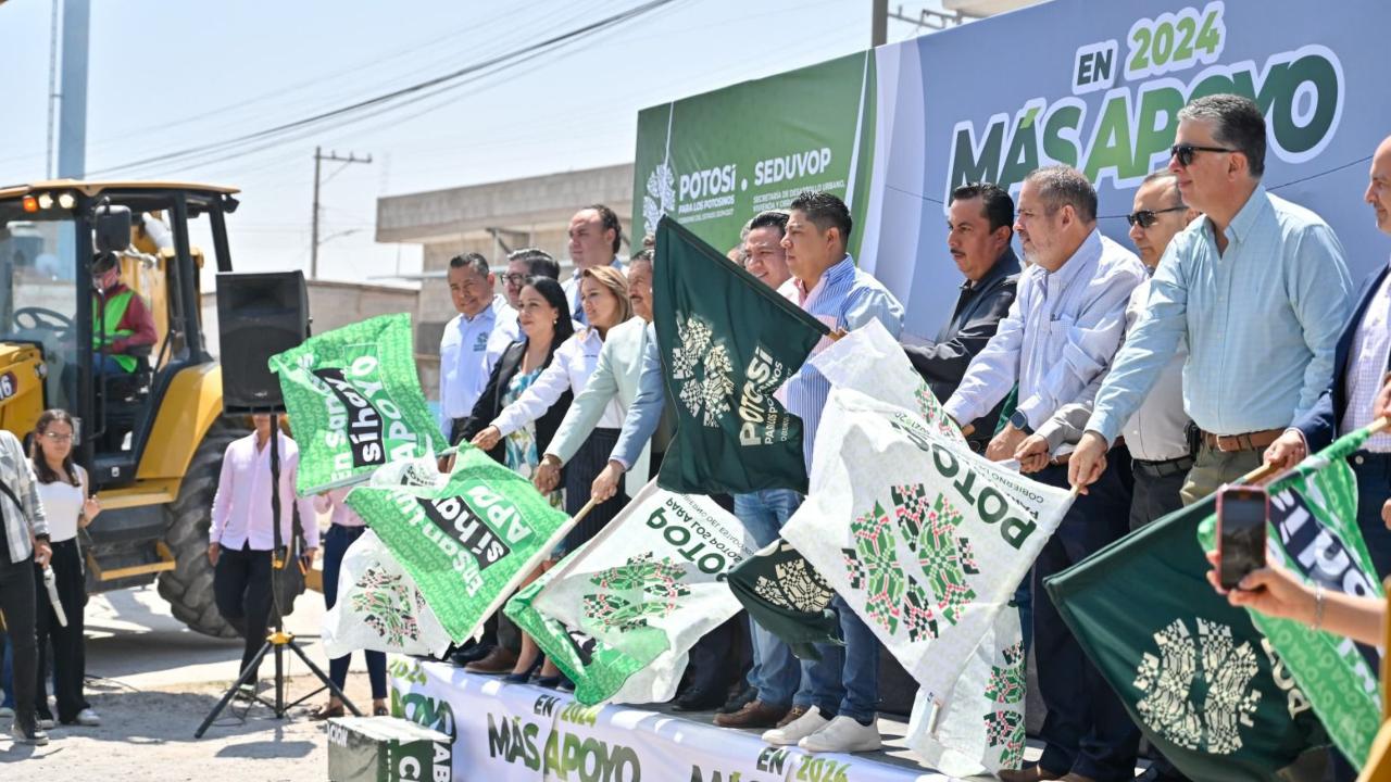 Más de 350 mil habitantes se beneficiarán con la construcción del puente superior vehicular en Circuito Potosí y prolongación Coronel Romero