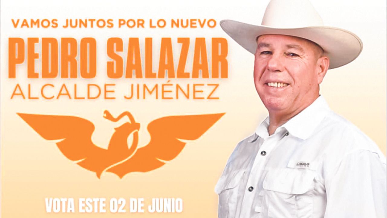 Saldo. El candidato Pedro Salazar, al municipio de Jiménez, entre los lesionados