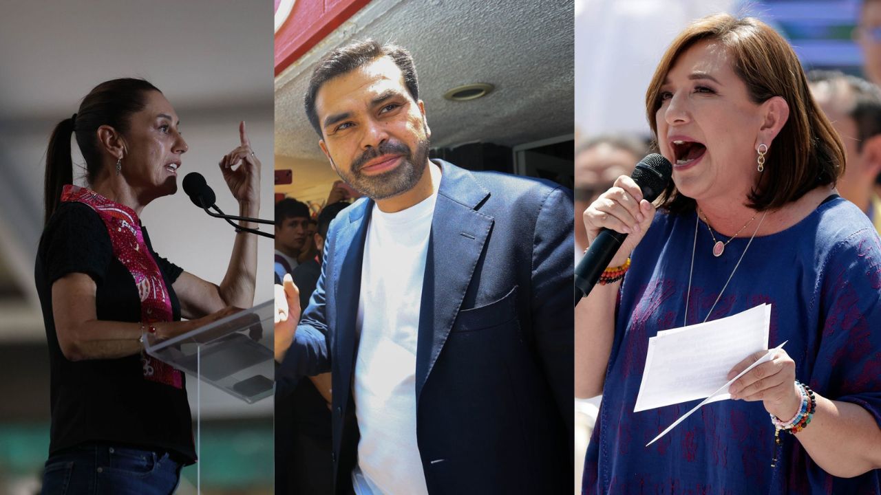 Conoce dónde cerrarán campaña los tres candidatos presidenciales