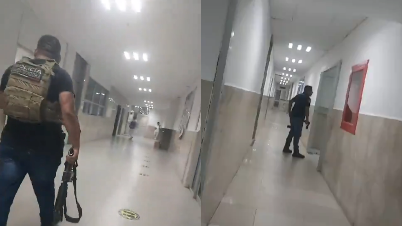 Policías irrumpen en IMSS de Reynosa