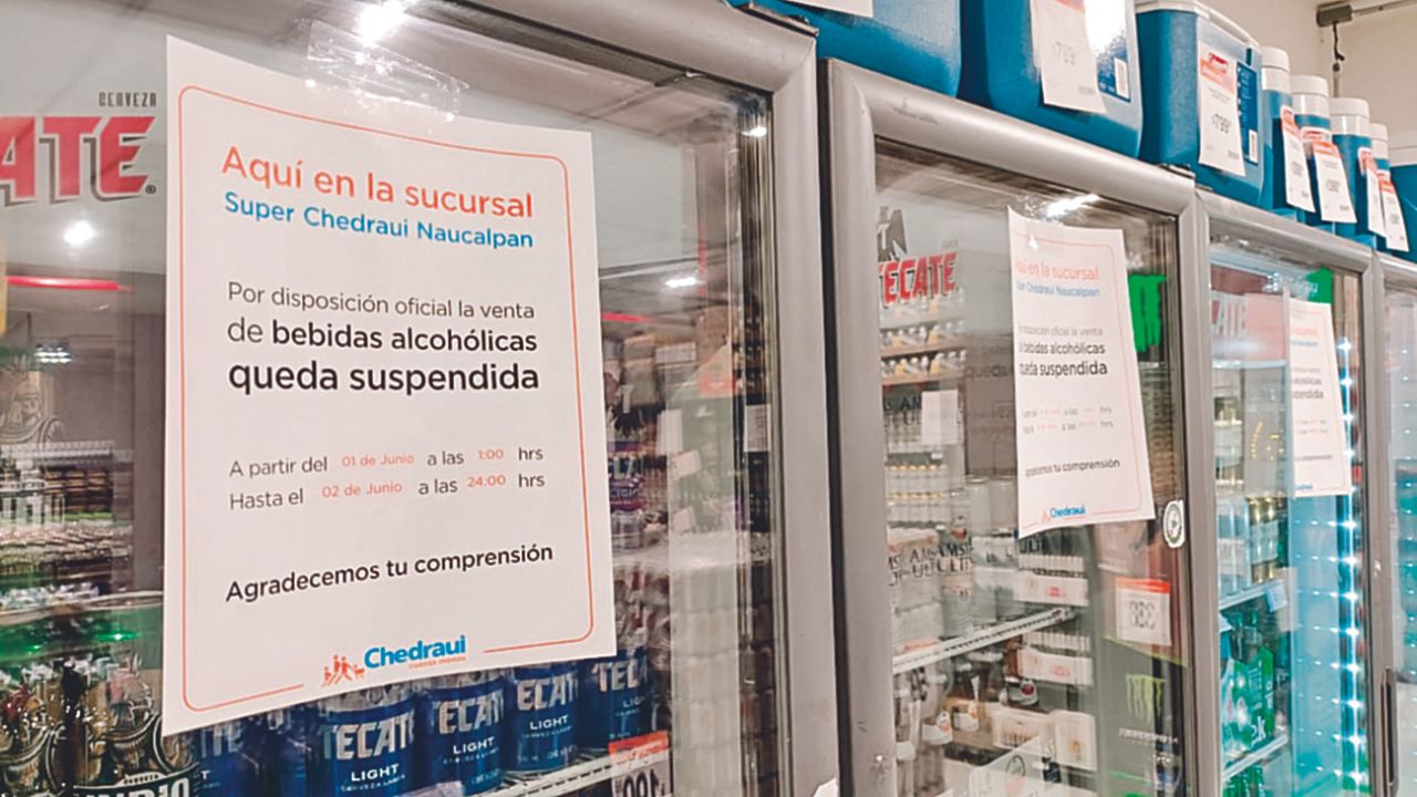 RESTRICCIÓN. En nueve estados se aplicará la ley seca el 1 y 2 de junio.