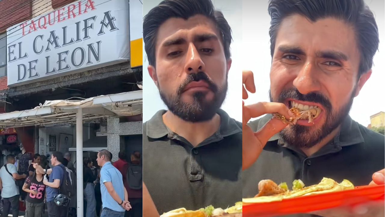 El Tiktoker conocido como Dany Zuco se mostró insatisfecho ante la calidad de los tacos de la taquería "El Califa de León"