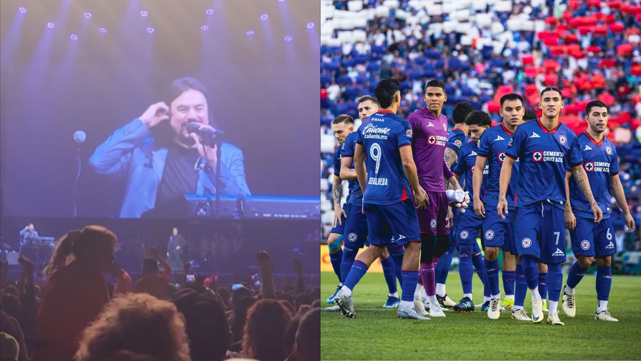 'Los Temerarios' muestran su apoyo a Cruz Azul de cara a la Gran Final contra el América