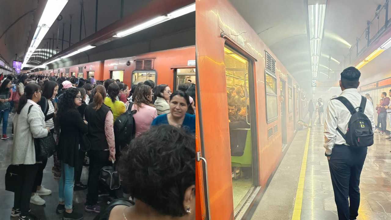 Fallas en la Línea 7 y Línea B del Metro