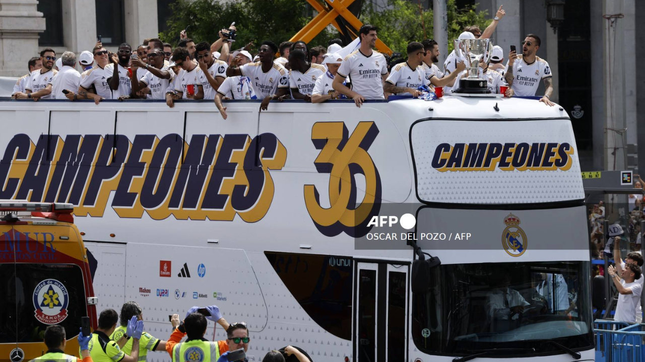 Festejos de Real Madrid