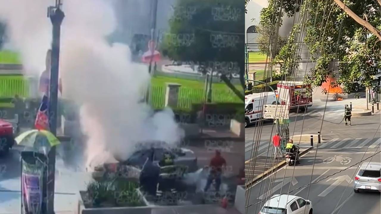 incendio avenida Universidad