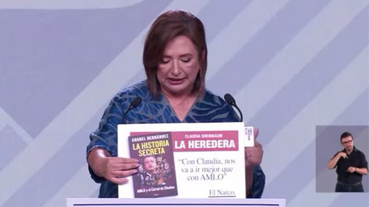 Explica Xóchitl Gálvez acusaciones de “narcocandidata” y “narcopartido”, con libro