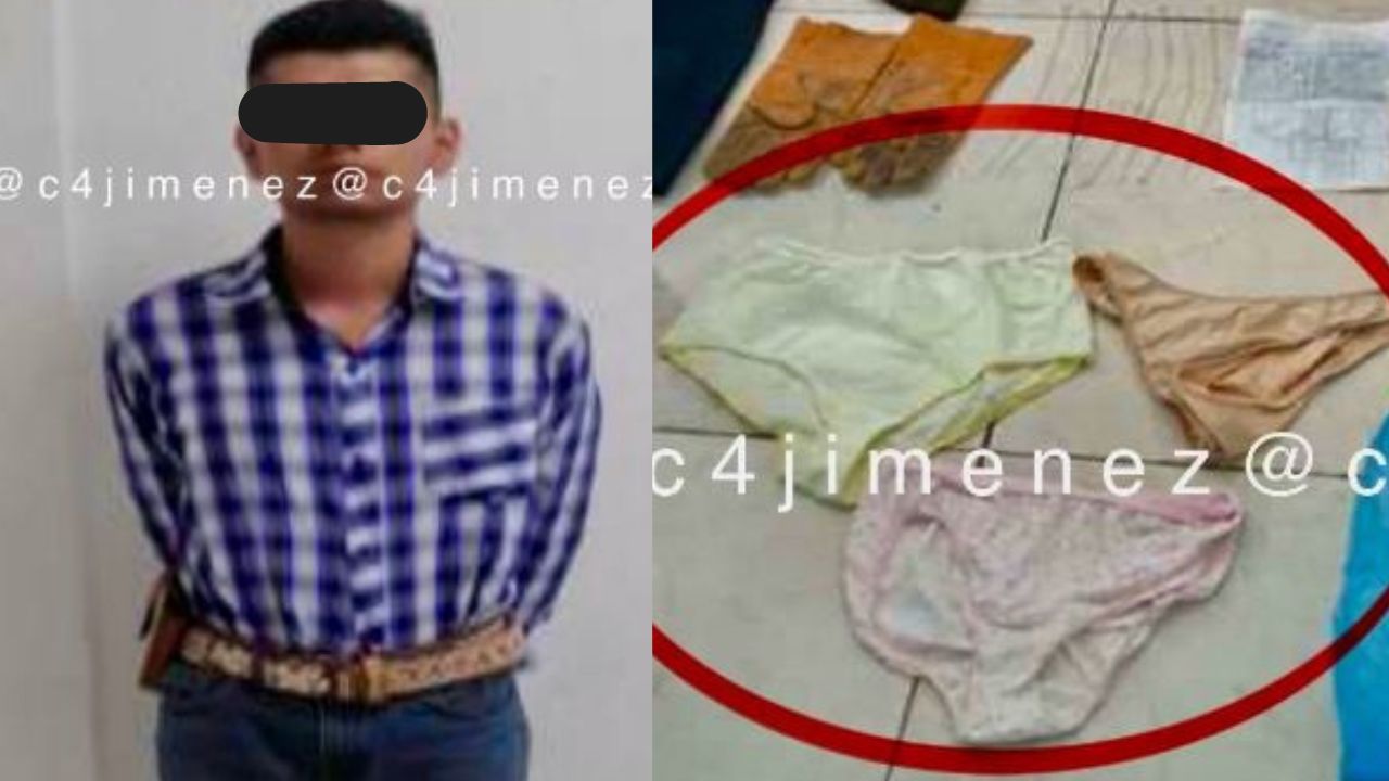 Con las "manos en los chones", detienen a un hombre por robar la ropa interior de su ex para trabajo de brujería