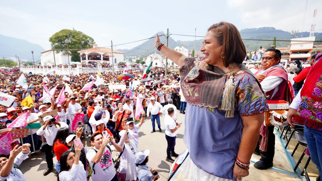 Xóchitl Galvez en Chiapas