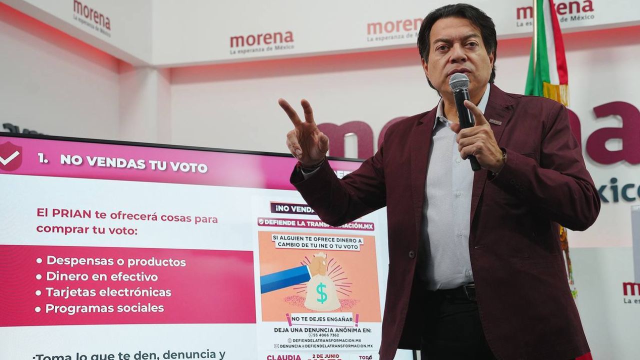 A 11 días de las elecciones del 2 de junio, Mario Delgado, dirigente nacional de Morena, presentó la plataforma “#DefiendeLaTransformación”